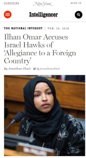 New York: Ilhan Omar Accuses Israel Hawks of ‘Allegiance to a Foreign Country’