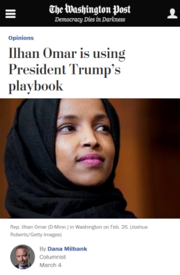 WaPo: Ilhan Omar is using President Trump’s playbook