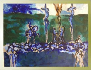 Paining of the crucifixion