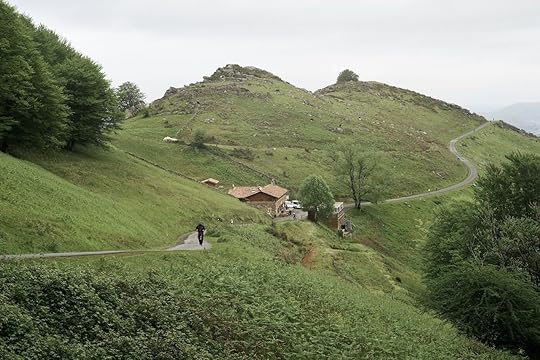 Hiker on the Camino de Santiago