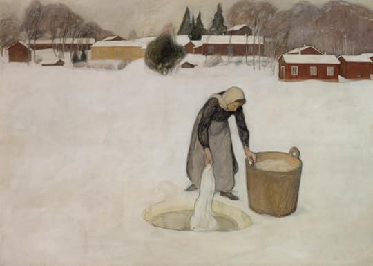 Washing on the Ice by Pekka Halonen