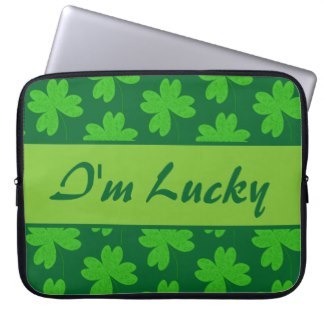 I’m Lucky Clover Computer Sleeve