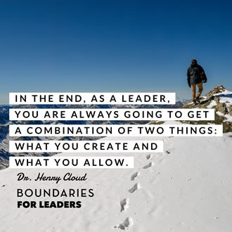Boundaries for Leaders