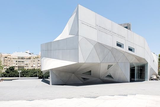 The building of the Museum of modern art of Tel Aviv, Israel