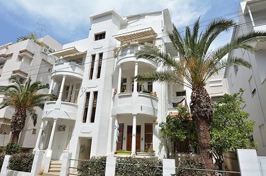 White building in Tel Aviv, Israel