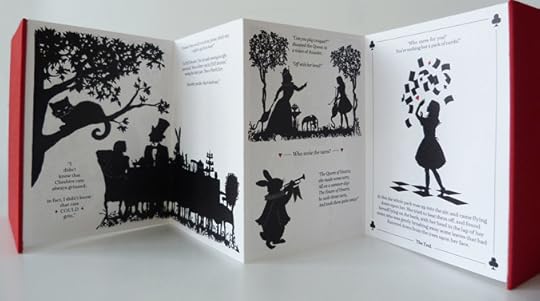 Alice in Wonderland (a limited edition concertina book) by Laura Barrett