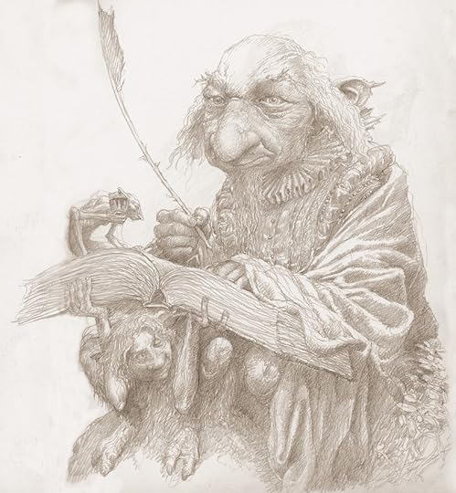 The Fairy Scribe by Alan Lee