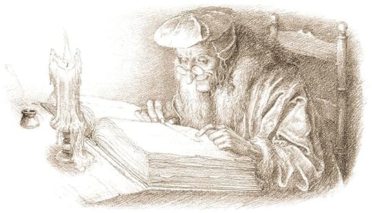 An illustration from Merlin Dreams by Alan Lee