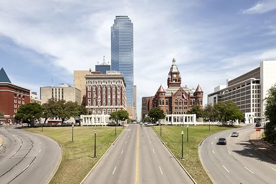 View over the Dealey Plaza in the city of Dallas