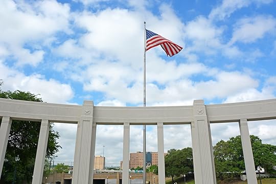 The Dealy Plaza and its surrounding buildings in Downtown Dallas