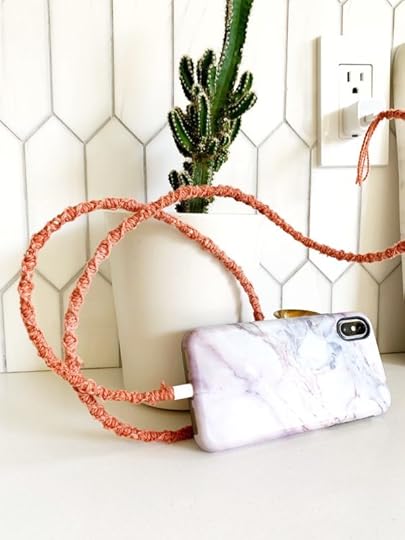 How to make a #macrame charger cord | Vickie Howell for Visible | How to macrame over something.