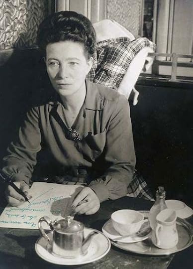 Simone de Beauvoir, 1945