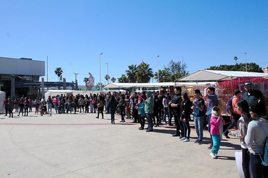 Espectadores del concurso de karaoke