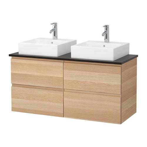 GODMORGON/TOLKEN / TÃRNVIKEN Vanity, countertop and 17 3/4" sink IKEA