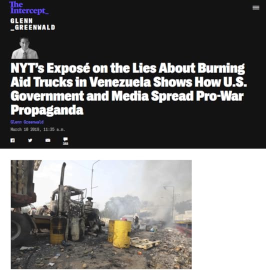 Intercept: NYT’s Exposé on the Lies About Burning Aid Trucks in Venezuela Shows How U.S. Government and Media Spread Pro-War Propaganda