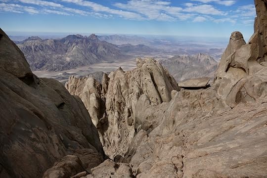 Red Sea Mountain Trail on the way up Jebel Shayib el Banat, Egypt