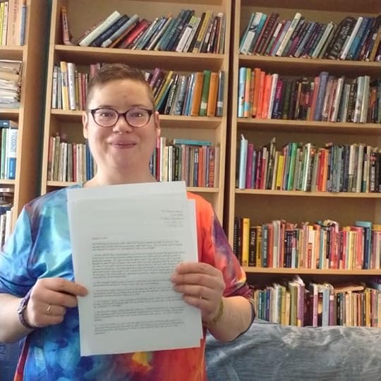 I am so excited: I signed with literary agent Jennifer Wills at the Seymour Agency! (beaming) I am not just excited about getting an agent, I am excited about getting to work with HER!<br /><br />Getting the right agent for you is important, and I really clicked with Jennifer. I felt so comfortable with and good about her. She loves and is excited about my new manuscript (and my other books), is warm, smart, and funny. She’s also kind, honest, and responsive, gives editorial feedback, likes dark and edgy books like mine, and loves diversity including #LGBTQIA characters. I really connected with her and am so excited to work with her! <br />I know many of you are waiting for a new book of mine to come out, and this is one step closer to that happening. A literary agent can get a writer’s book into publishers that a writer can’t get into on their own. But the publishing industry is slow, and the next step is for Jennifer to give me editorial feedback, then I edit and give it back to her, then we’ll see if there are more edits to do, and that’s all before she even sends the manuscript out to editors at publishing houses. So it may be a while. But know that I am working on it, and if you love SCARS I think you are going to love this new book.<br /><br />#therightagentisimportant<br />#literaryagent #jenniferwills #theseymouragency<br />#cherylrainfield #YAwriter #LGBTQwriter #booknerd #bookworm #ireadYA #survivor #feminist #YAlit #YAbooks