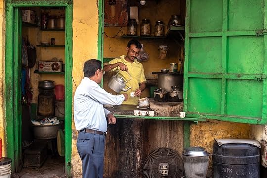 Traditional teahouse in the strrets of Calcutta