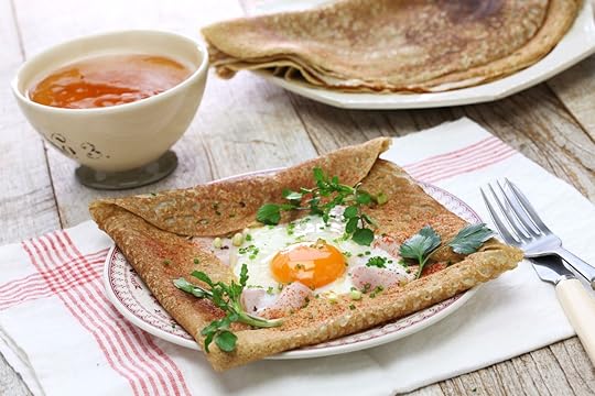French buckwheat crepe