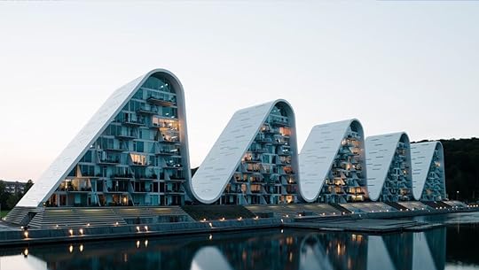 The Wave building in Denmark