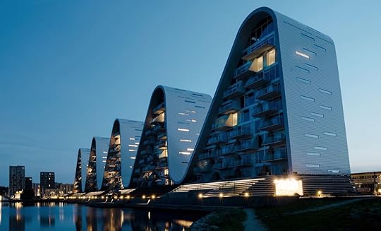 The Wave building in Denmark