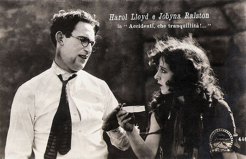 Harold Lloyd and Jobyna Ralston in Why Worry (1923)