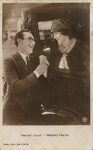 Harold Lloyd and Mildred Davis in Safety Last! (1923)