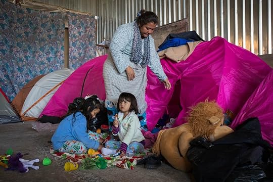 Mexican migrant camp