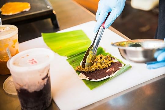 Food being made at Eco Venao, Panama