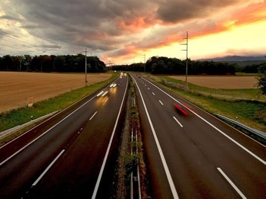 driving on the road photo