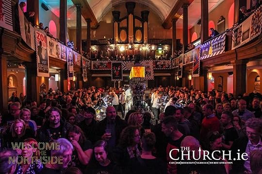Crowded bar built inside a former church