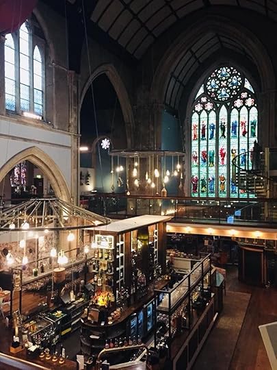 Bar in a converted church