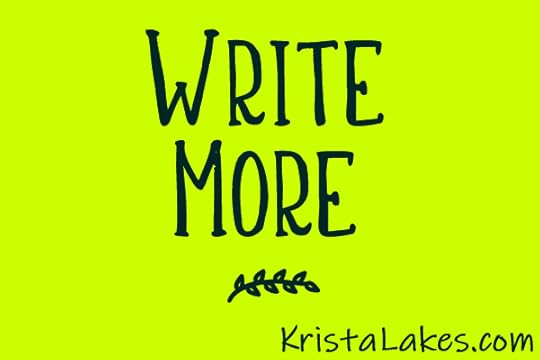 The best author advice is: WRITE MORE