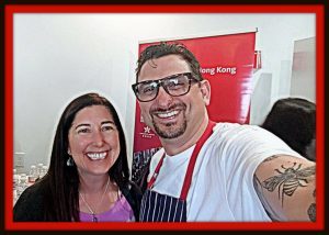 Lisa Niver and Chef Chris Coentino