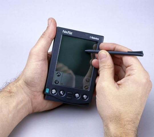 Image result for using palmpilot