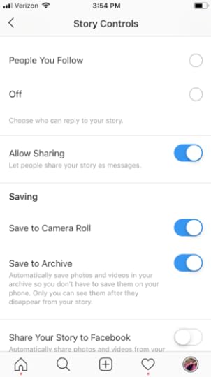 archive instagram stories