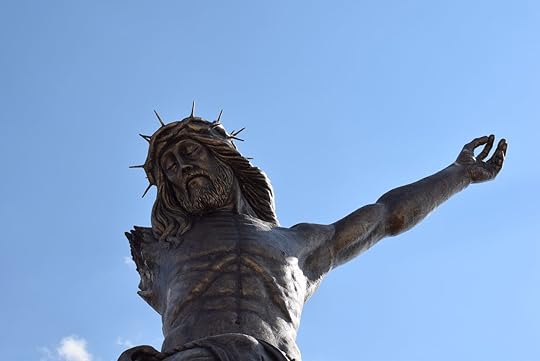 One-armed Christ statue in Mexico