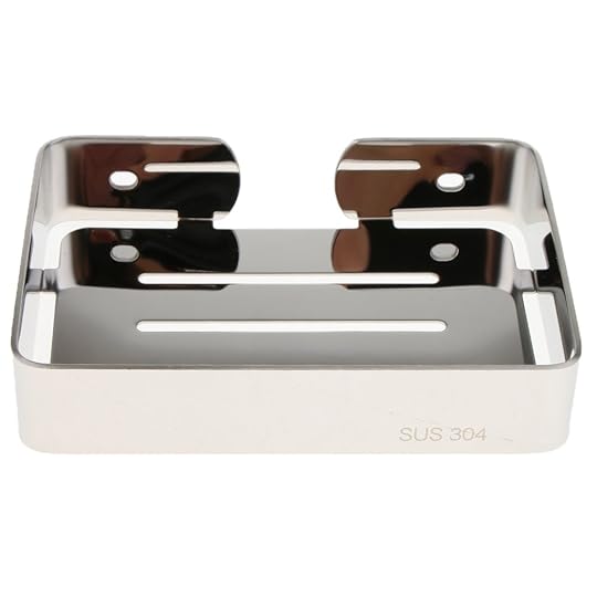 Sponge Holders for Kitchen Sink Homyl Wall Mounted Shower soap Dish Strong Rustproof Stainless