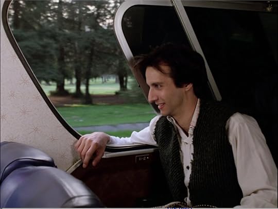 Balki on a bus that still had windows you could open because the 1980s were like that.