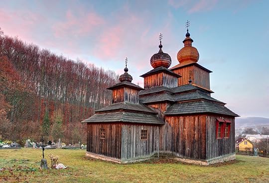 Greek Catholic Wooden church in Dobroslava, Slovakia