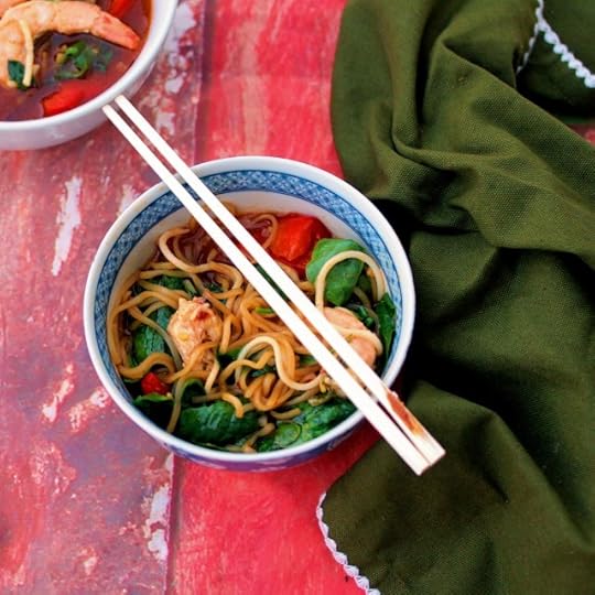 Spicy Maple Garlic Noodles – Instant Pot Push and Cook