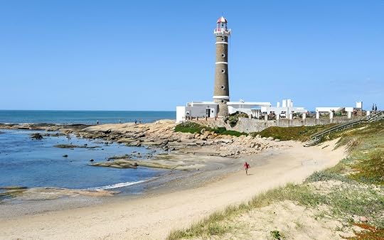 The famous lighthouse in Jose Ignacio, Uruguay