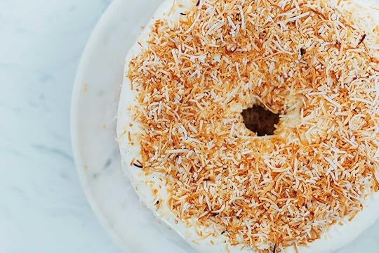 cardamom and toasted coconut angel food cake | Nik Sharma