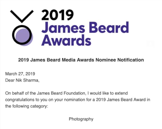 Season Cookbook (Chronicle Books), James Beard Awards 2019