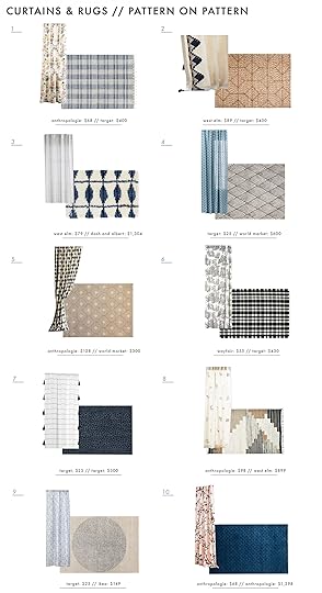 Emily Henderson Rug And Curtain Combos Roundup Pattern On Pattern 1