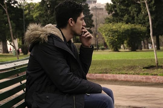 man smoking marijuana