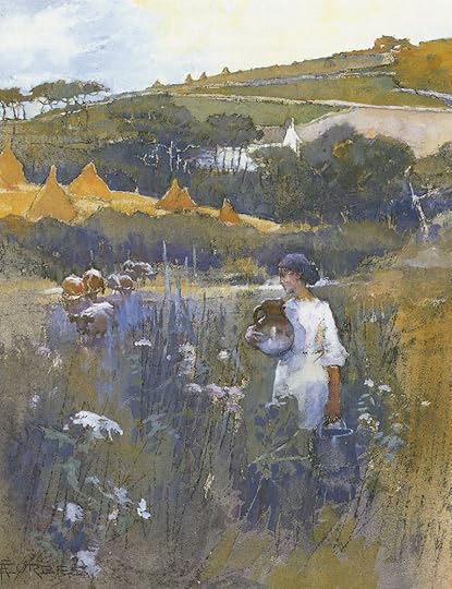 Landscape near Paul Cornwall by Elizabeth Forbes