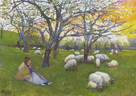 Shepherdess of the Pyrenees by Elizabeth Forbes