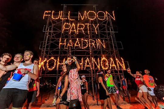 Phangan beach Full moon party