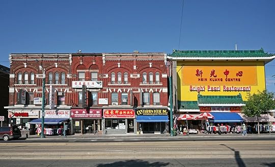 Downtown Toronto has a large colorful Chinese area